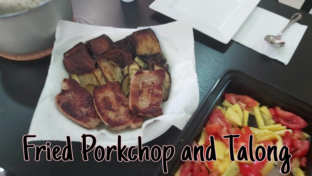 Ulam for Tonight! (Fried Porkchop with Fried Eggplant) YouTube