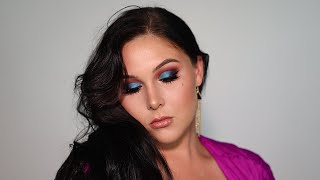 BLUYE EYESHADOW TUTORIAL FT  AMREZY PALETTE