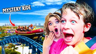 WOULD YOU RIDE THIS FOR $1000? Theme Park Rollercoasters Challenge w\/The Norris Nuts