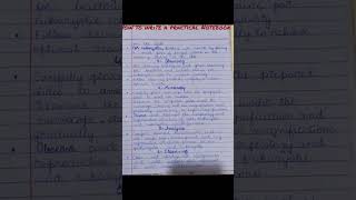 How to write a practical Notebook?🧐🧐🧐#shorts