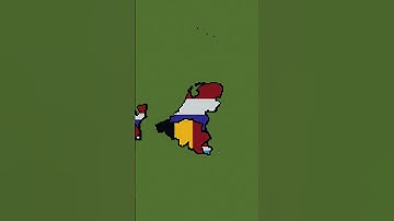 Benelux in Different Scales #shorts #netherlands #belgium #luxembourg #benelux #europe