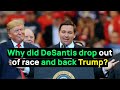 Ron DeSantis Florida governor drops out of presidential race - backs Trump