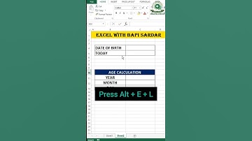 How to create New Sheet & Delete Sheet in Shortcut way on Ms Excel | #excelwithbapisardar #reels