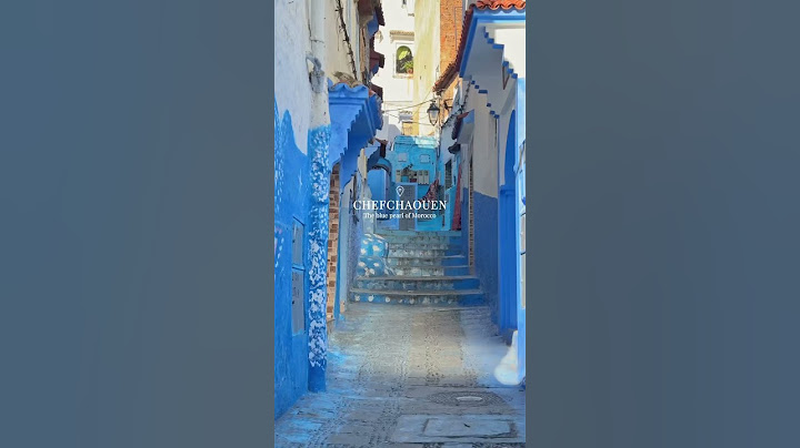 beautiful blue city in Morocco #chefchaouen #morocco #moroccotravel #travel #africatravel