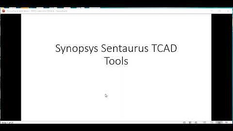 Sentaurus TCAD Tutorial 2, What are the Synopsys Sentaurus work bench (2nd Lecture)?