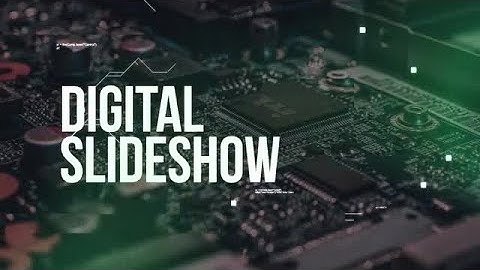 Digital Slideshow & Transitions Premiere Pro Templates