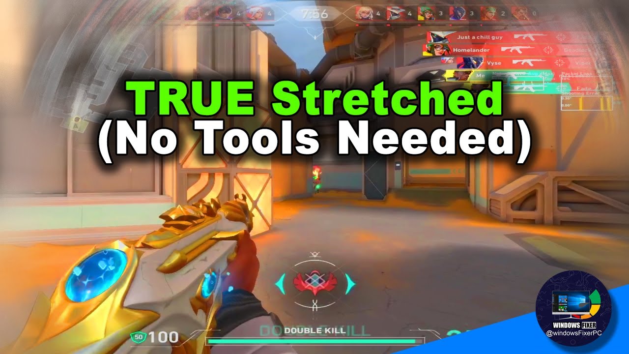 True Stretch Resolution How to Get TRUE Stretched Resolution in Valorant Without Any Tools ...