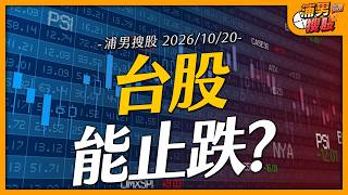 台股能止跌?｜【浦男搜股】EP.404