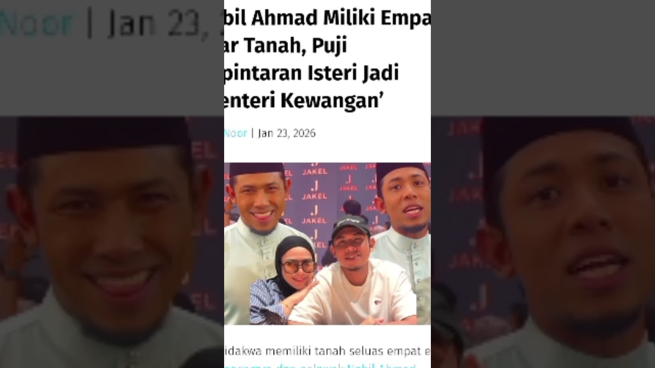 Nabil Ahmad puji isteri bijak urus kewangan
