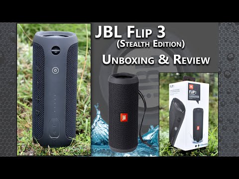 JBL Flip 3 (Stealth Edition) - Unboxing & Review!! YouTube