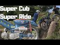 Super Cub C70 Super Ride TRIALトライアル国際A級が原付カブをカスタムするとこうなる。神業