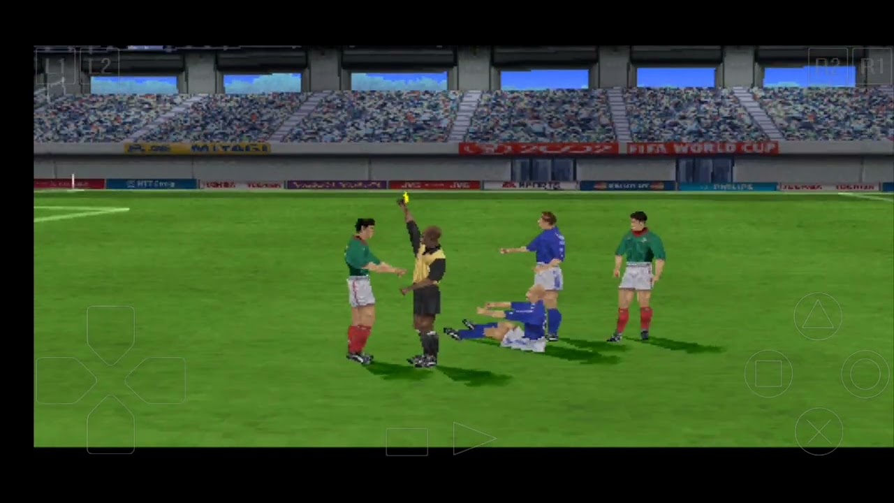 Psx 2002 FIFA world cup Korea Japán México versus Japón 