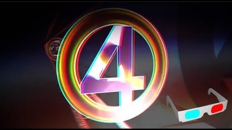 3D Anaglyph Stereo Countdown Video Free Footage Stock Background Effect AA VFX