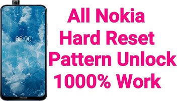 All Nokia Hard Reset | Pattern unlock reset screen lock factory reset | Nokia 1/2/3/4/5/6/7/8/