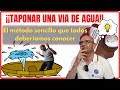 EP15 Cómo TAPONAR una VIA de AGUA en un barco FACILMENTE, incluso navegando SOLO.