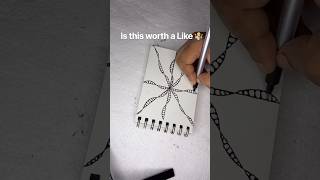 Mesmerizing Zentangle Pattern | Intricate Line Art Drawing 🌀✨ #viral #zentangle #doodle #aimusic