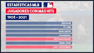 MLB STATS | PLAYERS with the most HITS | 2021