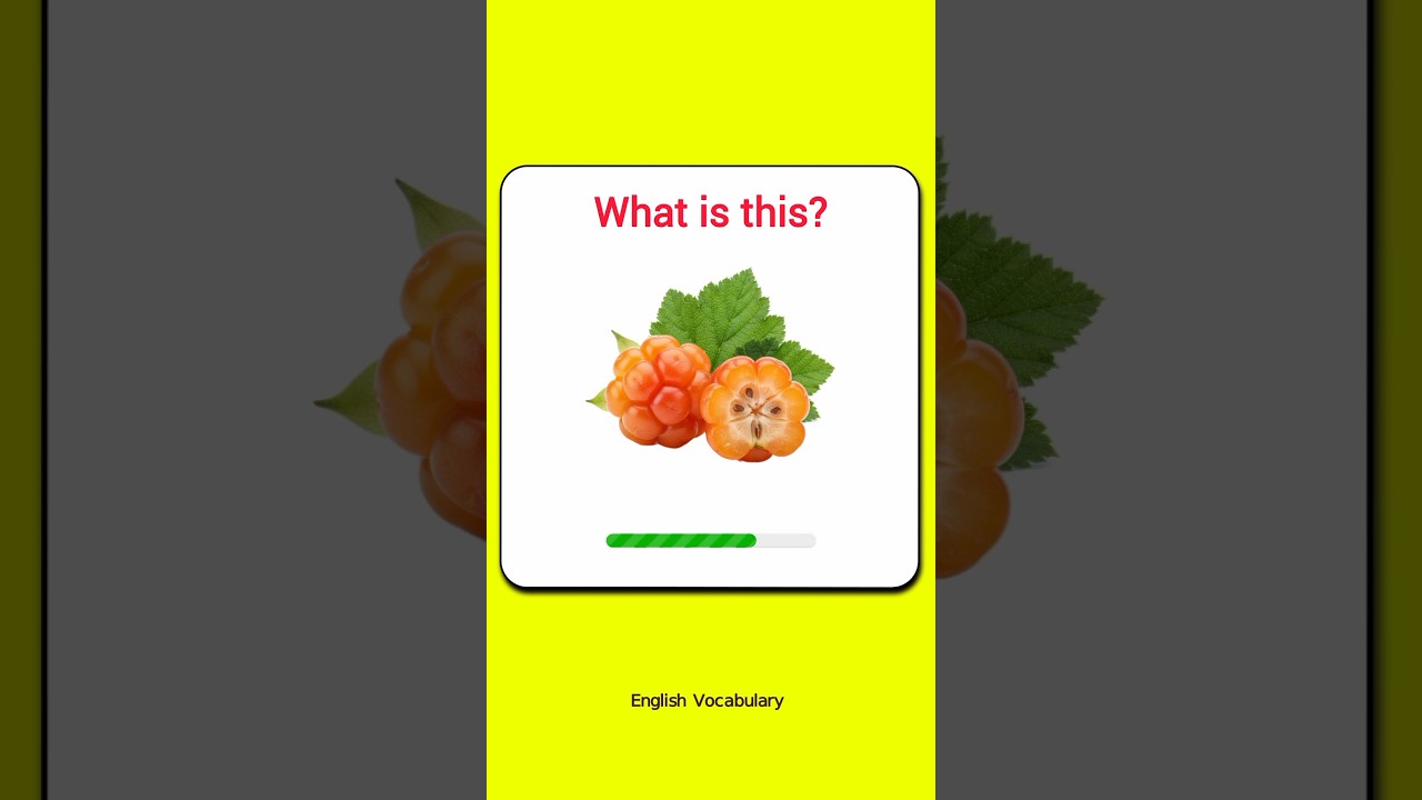 English Vocabulary || Fruits that use in Europe || English Learning
