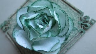 Скрапбукинг / Ажурная роза / Цветы из бумаги своими руками / openwork rose paper(Видео как сделать из бумаги цветок - ажурную розу. Используется для скрапбукинга, при изготовлении открыток..., 2016-09-07T18:54:24.000Z)