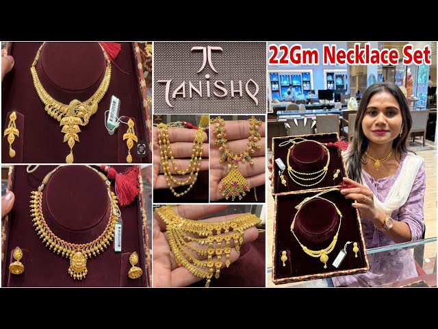 Tanishq Gold Necklace Set Starting 22Gm Designs With Price