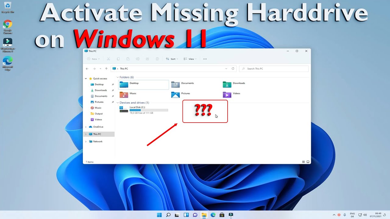 Activate second SSD Harddrive in Windows 11 10 7  Easy Fix