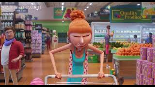 Deable Me 4 2024 Lucys Wild Grocery Store Chase Scene Movie Clip 4K