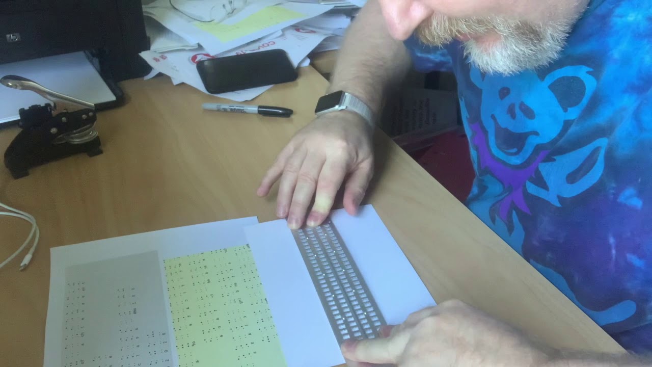 Creating a Braille Certificate YouTube
