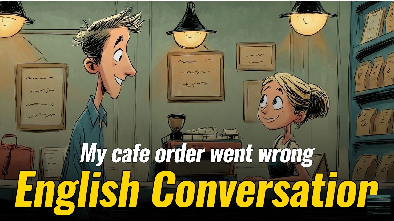 My cafe order went wrong | English Listening Practice