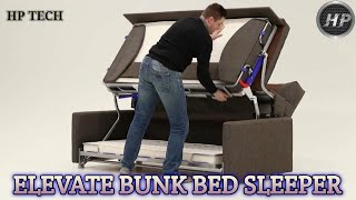 Sofa come bed | Elevate Bunk Sleeper Sofa | Smart Furniture | Hp tech