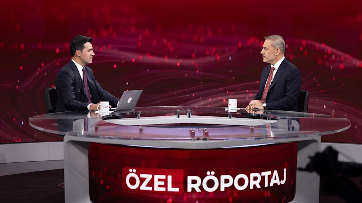 Dışişleri Bakanı Hakan Fidan - Özel Röportaj