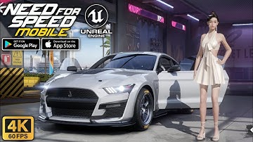 Need For Speed Mobile (Ford Mustang Shelby GT500) Gameplay - Ultra Graphics 4K 60Fps Android (APK)