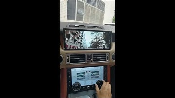12.3”Android touch screen for Range Rover L322 2003-2012 built-in wireless CarPlay and LCD AC panel