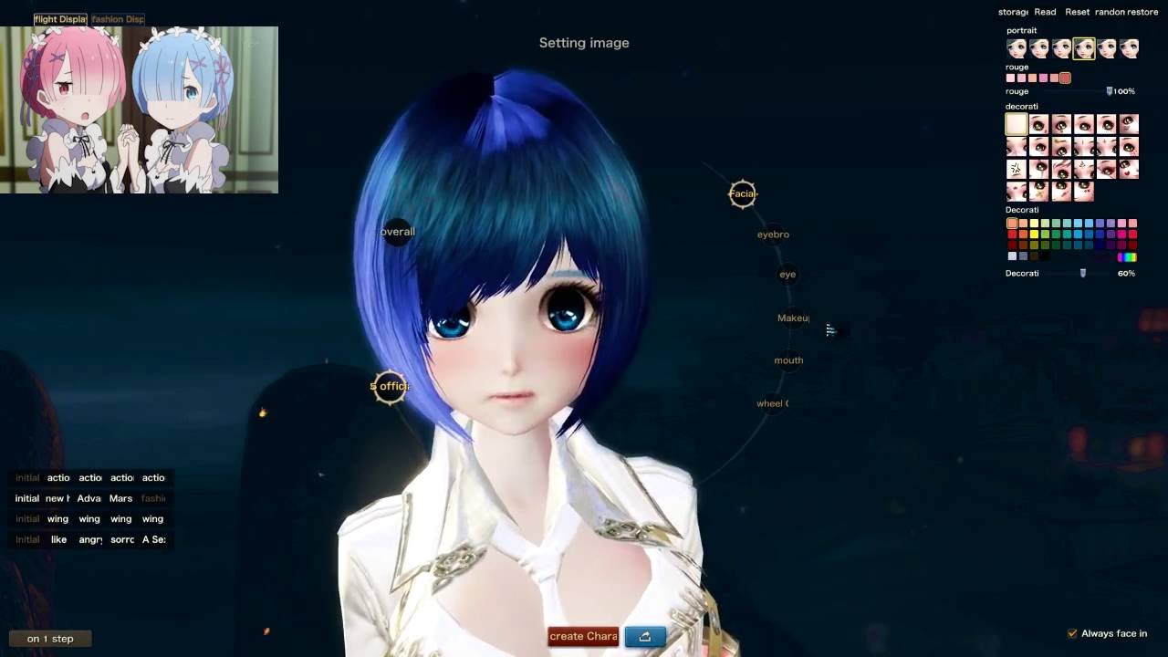 revelation online re zero rem and ram character creation youtube