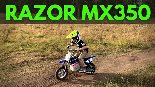 Razor MX350 Dirt Rocket Review [Kids electric dirt bike]