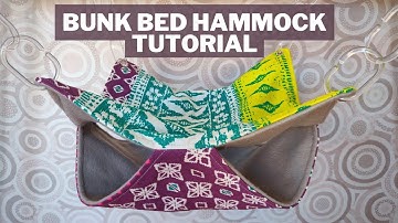 Rat Hammock Tutorial // How To Make a Bunk-Bed Hammock | DIY Pets & Life