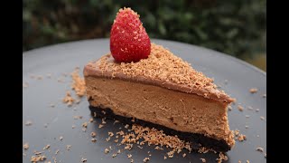 Delicious Chocolate cheesecake recipe | How to make | No bake | No gelatin required