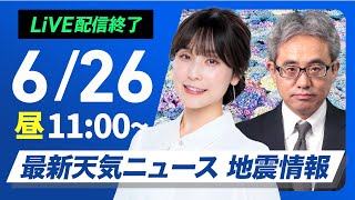 ウェザーニュースの配信のサムネイル画像
