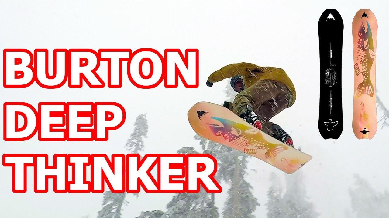 Vertellen Gevestigde theorie Aanpassen Burton Deep Thinker Snowboard Review - YouTube
