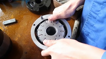 Denison pump rotation changing#hydraulicpump #hydraulicrepair #hydraulic system