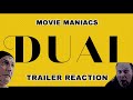 DUAL Trailer Reaction Video - Karen Gillan, Aaron Paul - MOVIE MANIACS