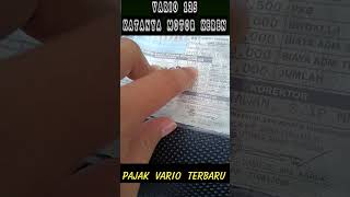 TOTAL BIAYA PAJAK VARIO TERBARU #short #shortsvideo #shorts #shortvideo #shortfeed
