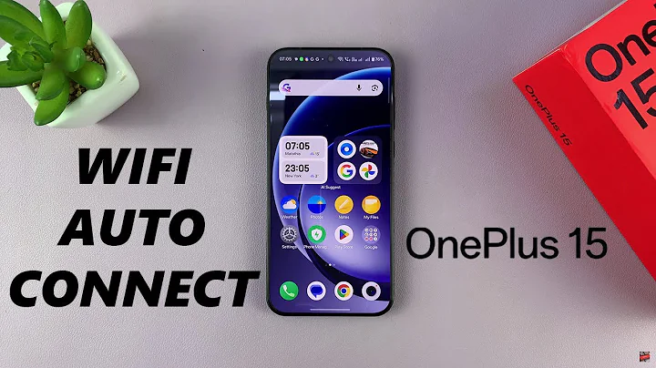 OnePlus 15: How To Enable / Disable Auto WIFI