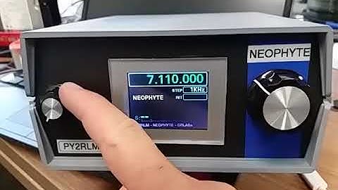 Neophyte com DDS VFO e display TFT.