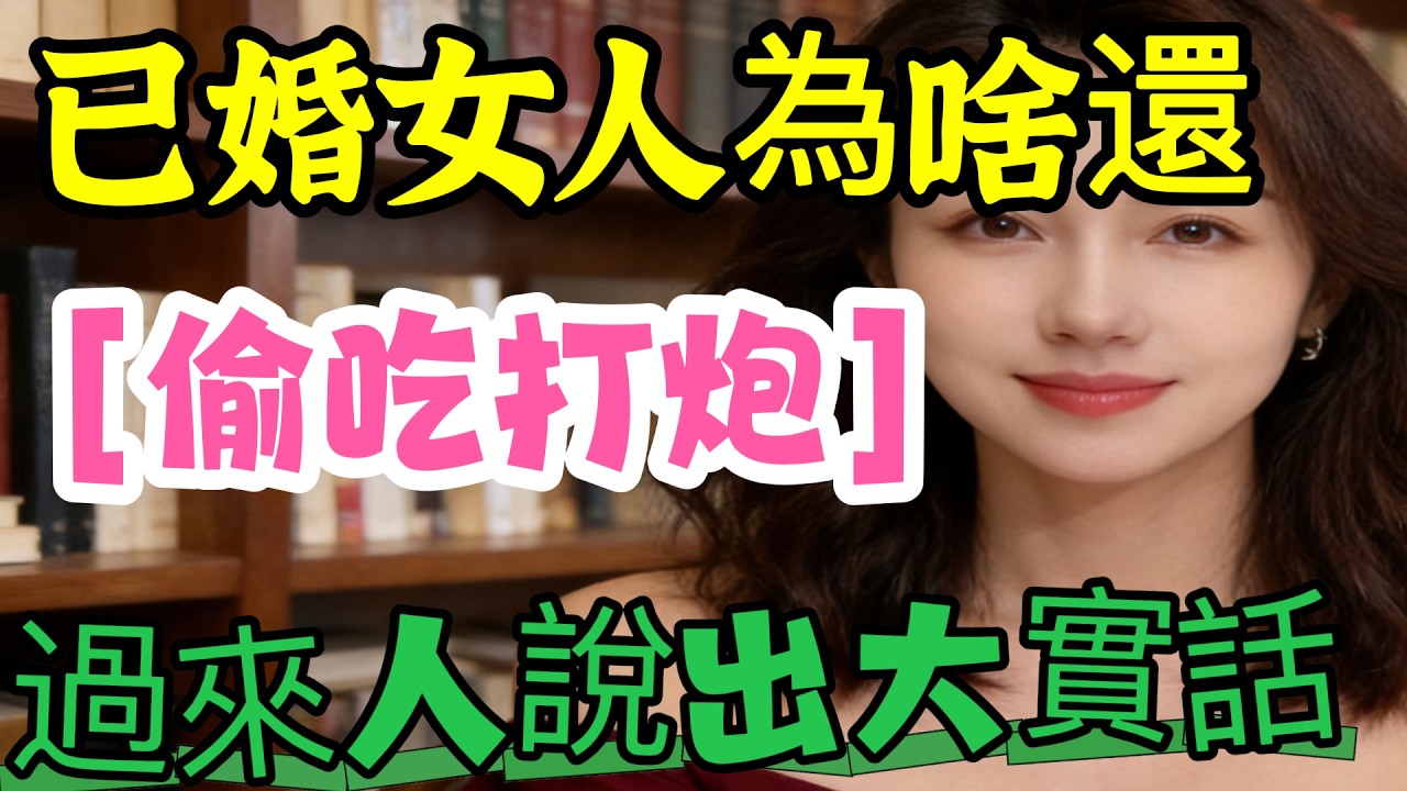 為什麼有些已婚女人會走向婚外情？5位過來人的真實反思...-#情感 #happy婚 #大熱門 #感情 #結婚 #正能量 #離婚率 #前妻