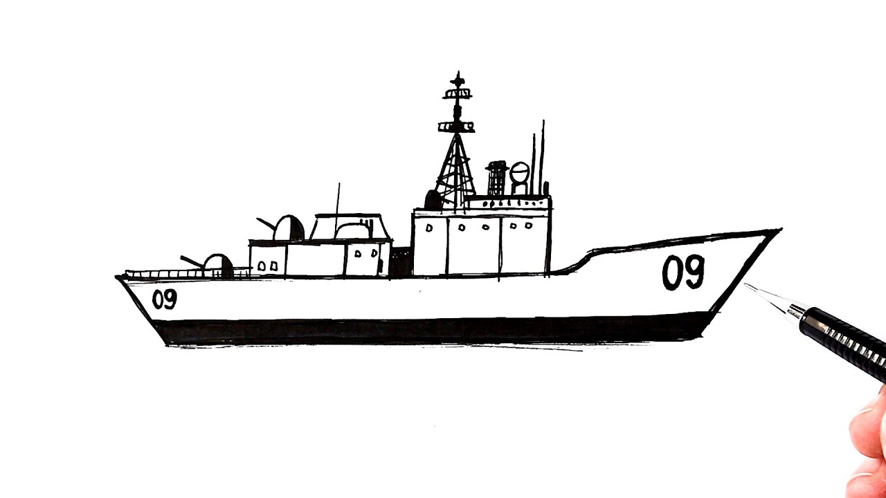 us navy submarine drawing