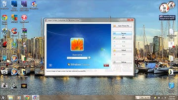 how to change logon screen windows 7