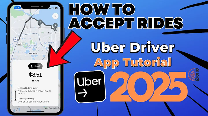 How To Accept Rides On The Uber Driver App - 2025 Training & Tutorial