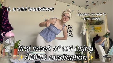 using ADHD medication for the first time in uni (methylphenidate/ritalin)