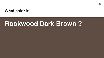 Rookwood Dark Brown color #5f4d43 hex color - Brown color - Cool color 5f4d43