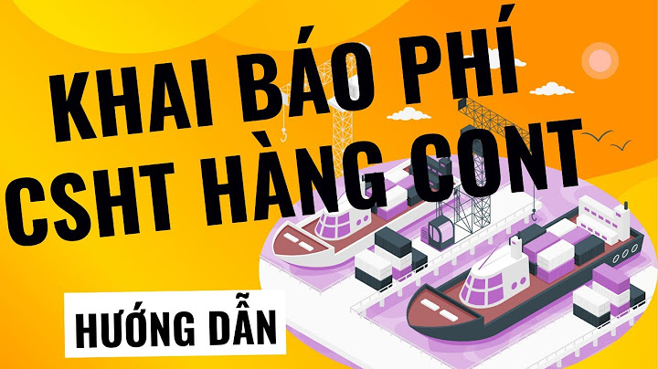 Hướng dẫn khai báo phí local charge trên tờ khai